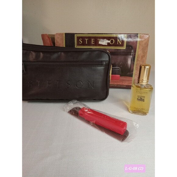 STETSON MEN'S GROOMING KIT,  COLOGNE SPRAY  .75 FL OZ / 22.1 mL  VINTAGE - Picture 1 of 6